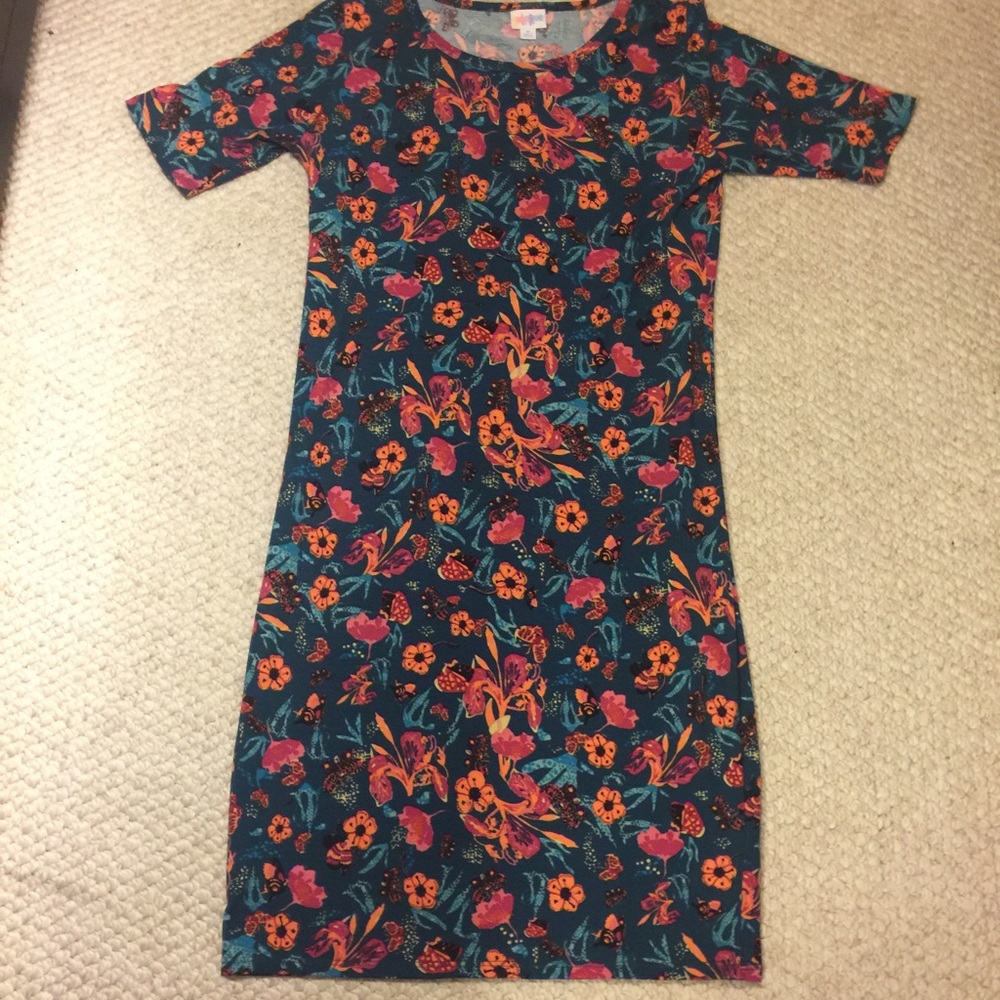 Lularoe Julia butterfly dress