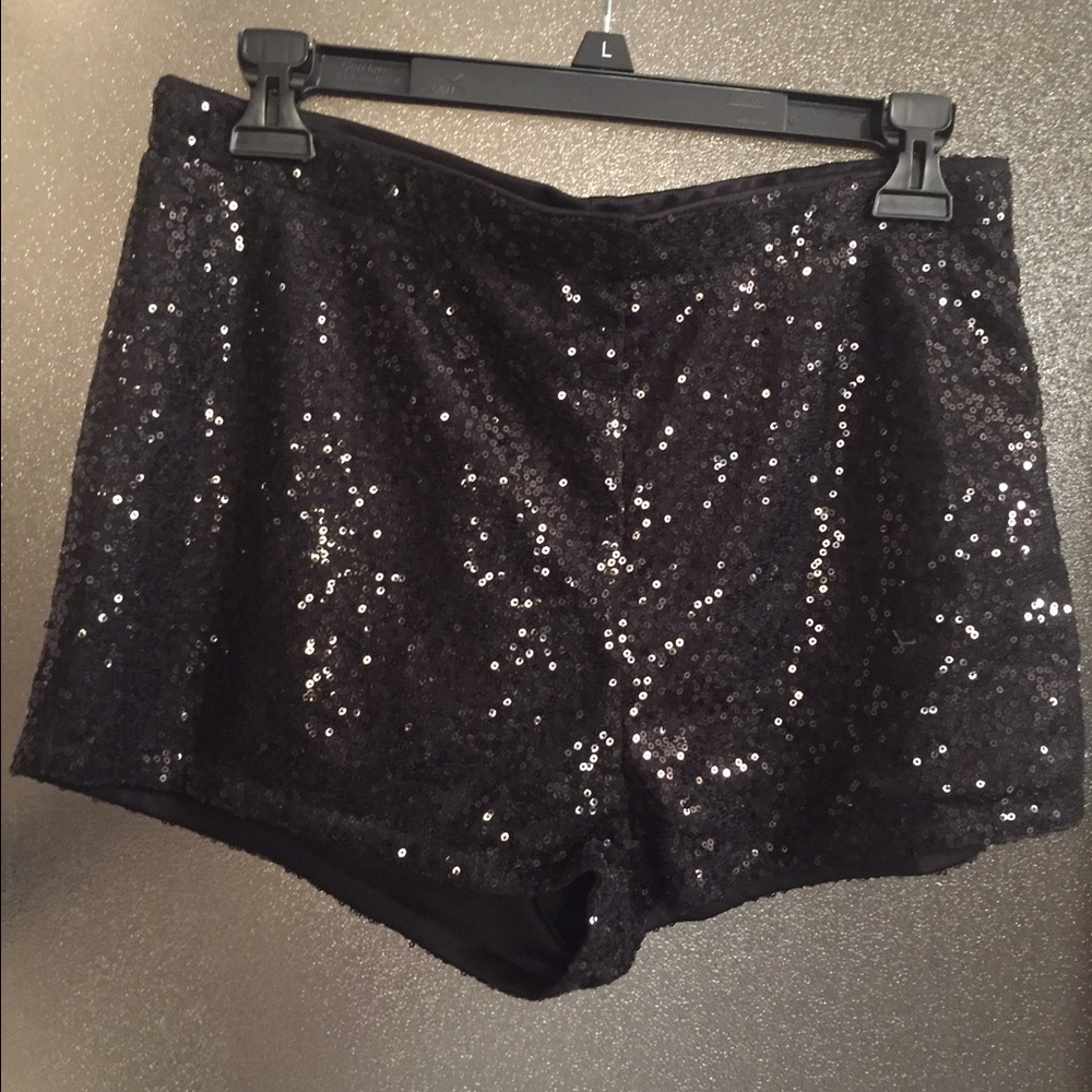 Sequin shorts