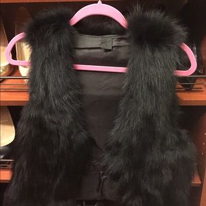 Fox fur vest