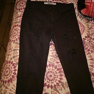 Brandy Melville Black holy jeans