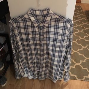 J crew plaid work shirt