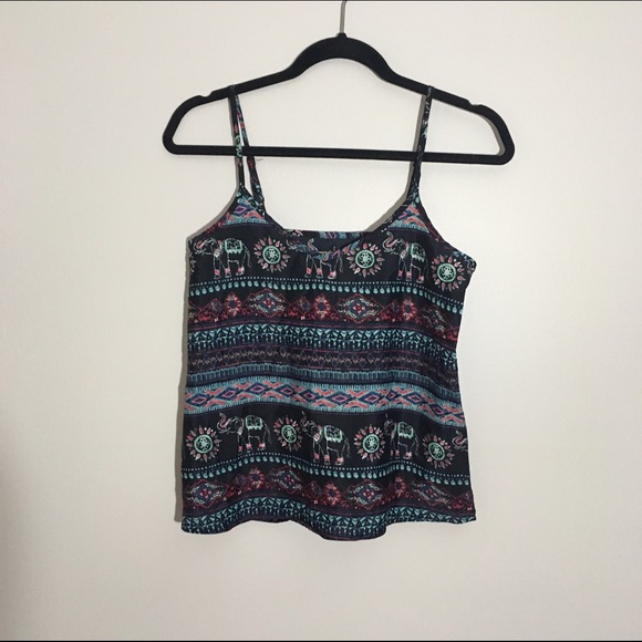 Hollister Tops - Hollister Elephant Printed Tank