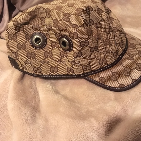 gucci military cap