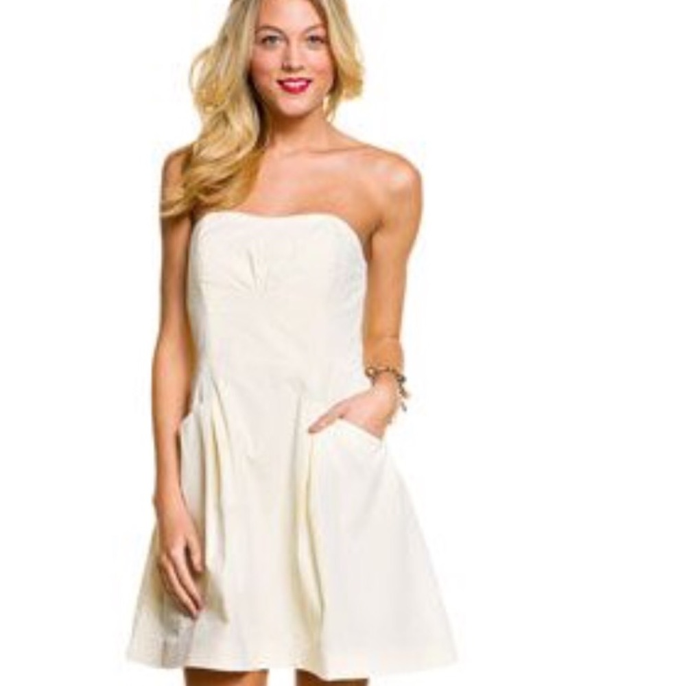 Lilly Pulitzer Yellow Searsucker Dress