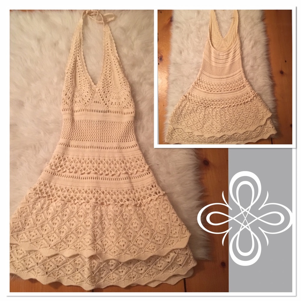 NWOT Moda International knit tiered dress SIZE S