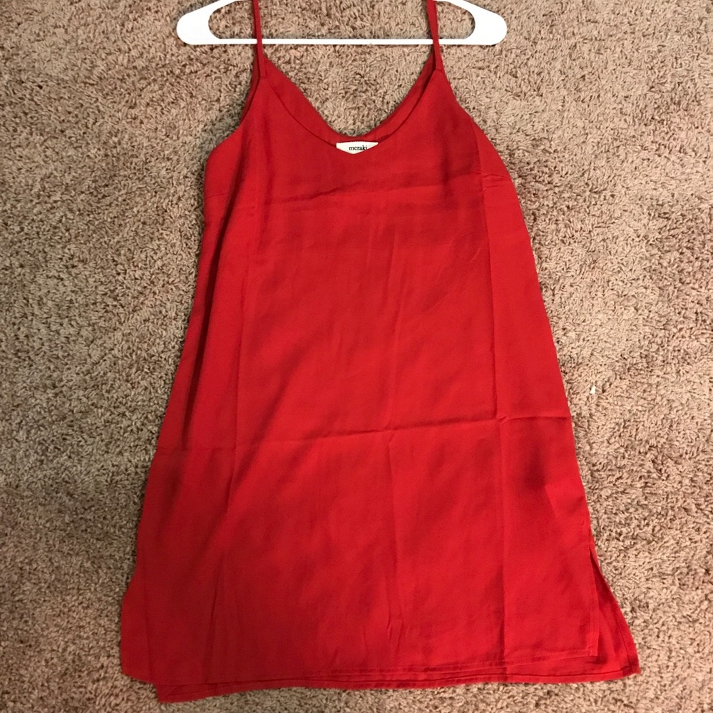 Red Meraki dress