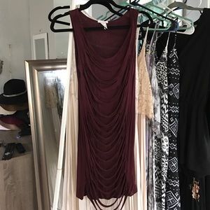 DONATED! Maroon fitted dress