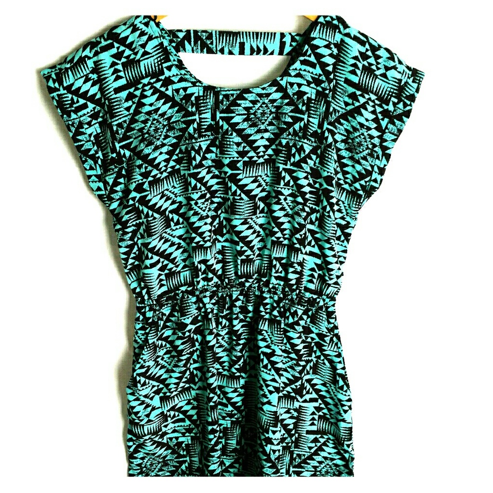 Pink Republic Aztec Print Dress