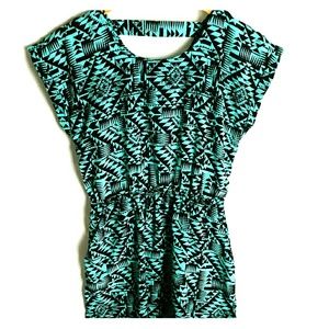 Pink Republic Aztec Print Dress