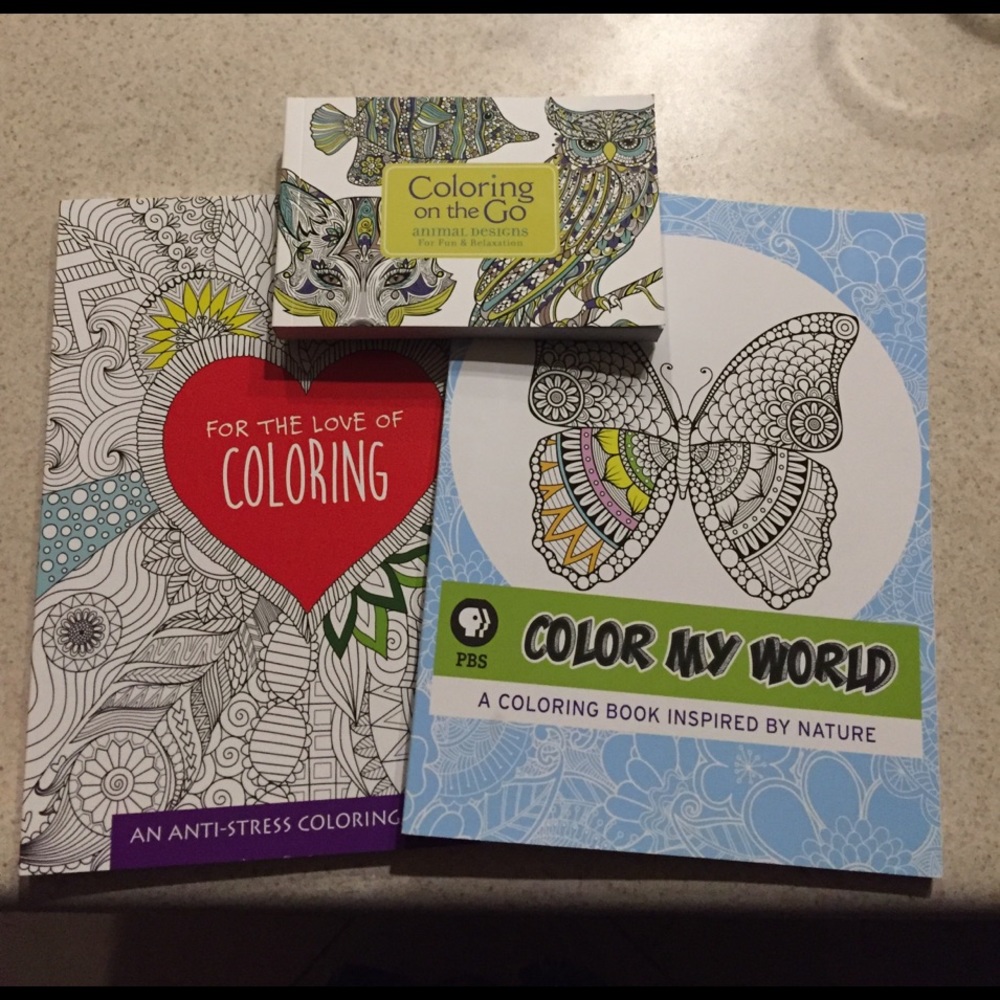 Adult coloring books brand new