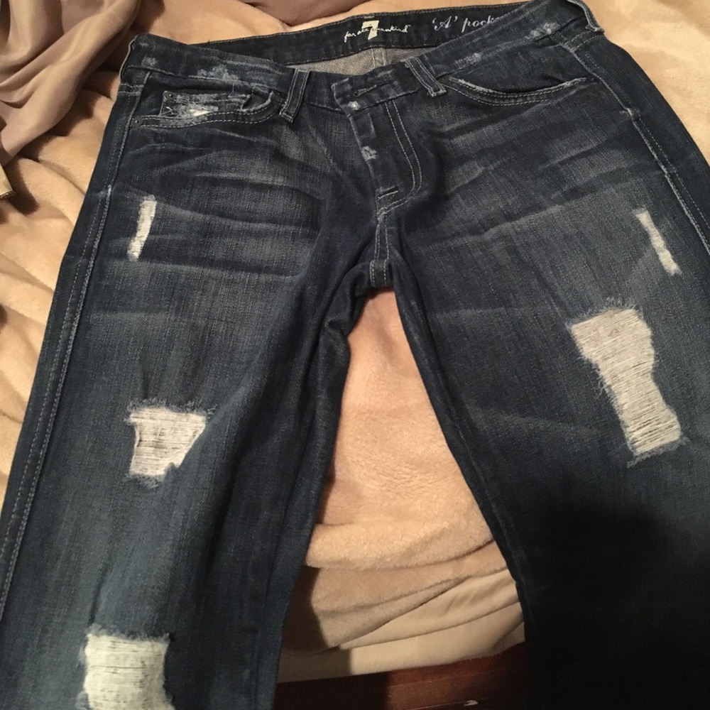 7 for all man kind Jean Distressed