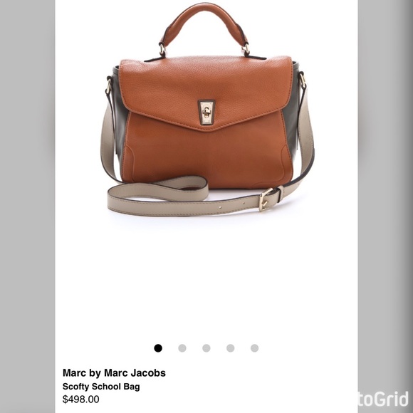 Authentic Marc Jacobs Scofty School Bag Rum - Picture 1 of 5