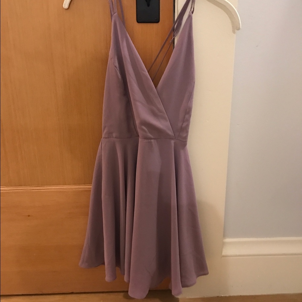 V-Neck Skater Dress