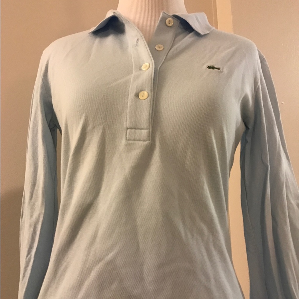 Lacoste Polo Women's Size 40 (8) Long Sleeved polo