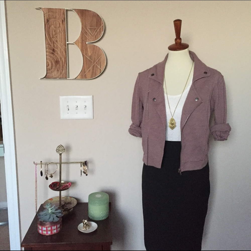 Urban Outfitters Cotton Moto Jacket - S