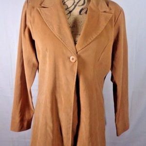 VALENTINO Coat Emilio Size Medium Brown
