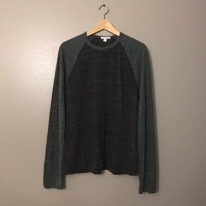 James Perse LS Textured Baseball Tee