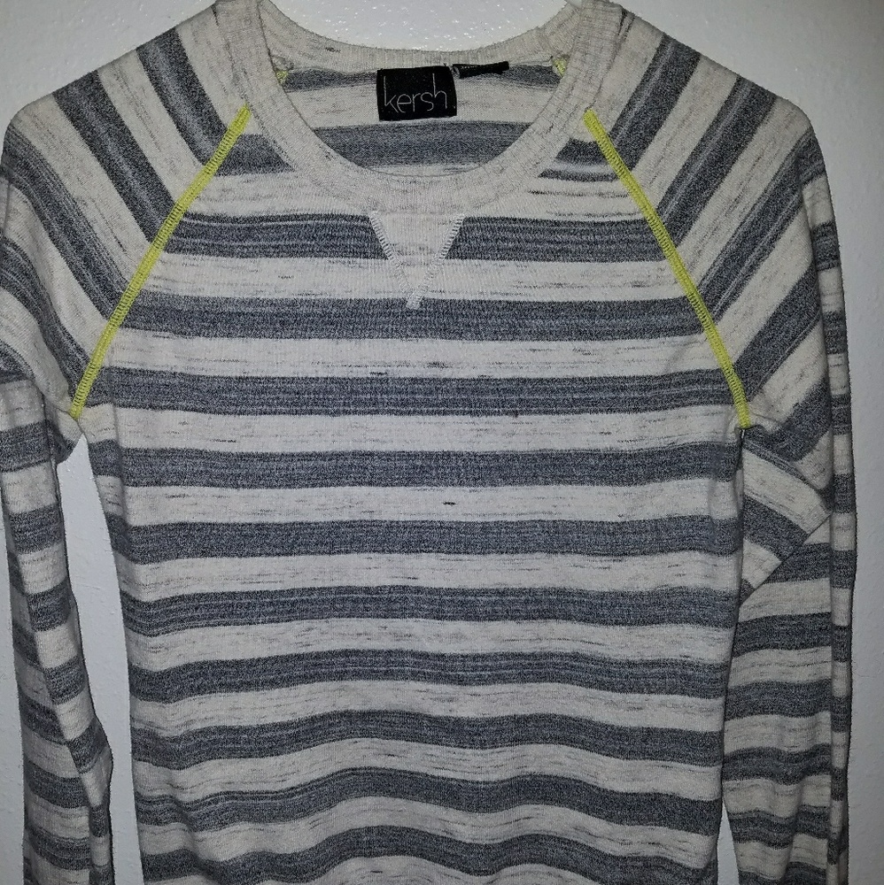 Kersh medium striped sweater