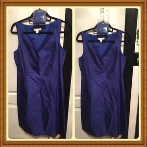 Royal blue dress, worn  once