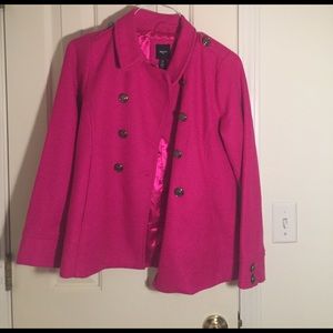 Unworn magenta gap kids coat