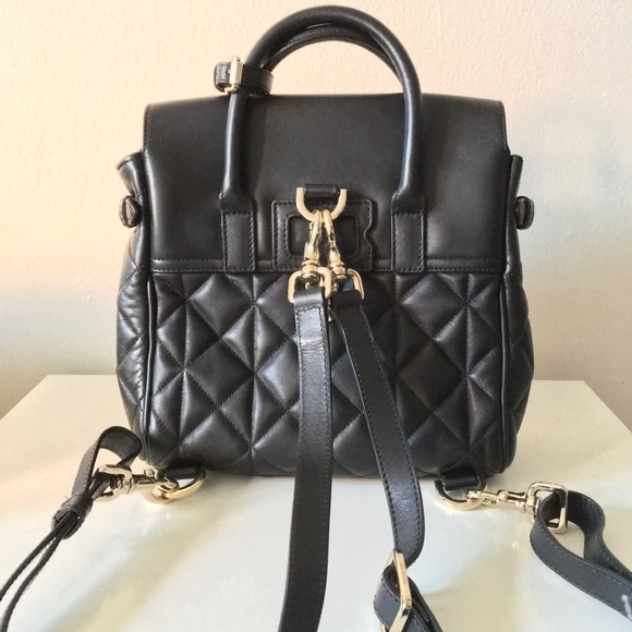 Mulberry Quilted Tote w/ Back Straps - Picture 3 of 4