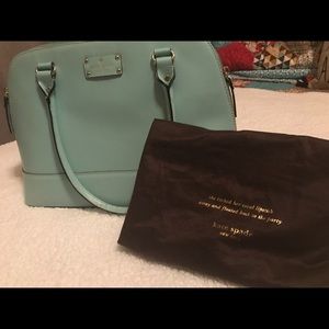 Tiffany blue Kate Spade tote