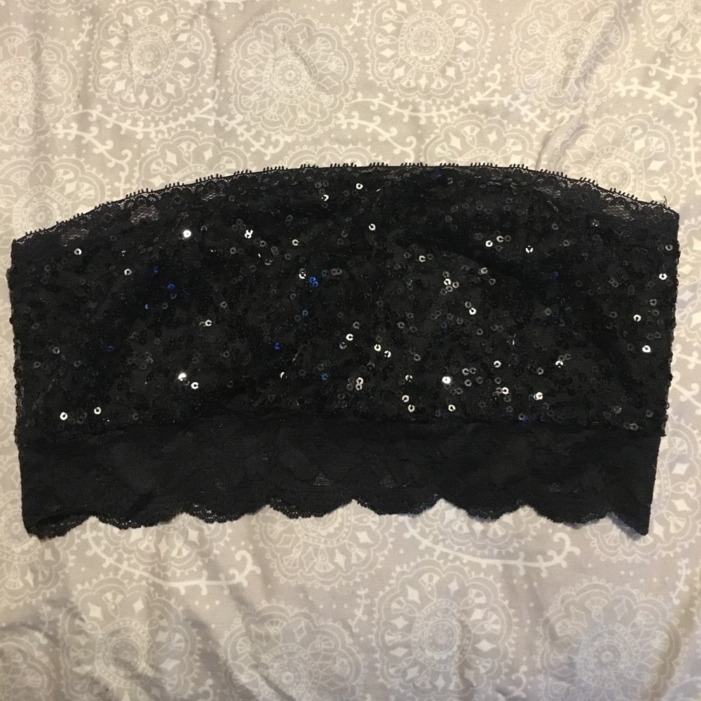 Sequin & Lace Bandeau