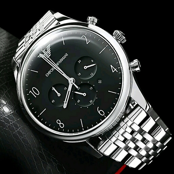 Emporio Armani Chronograph Stainless Mens Watch