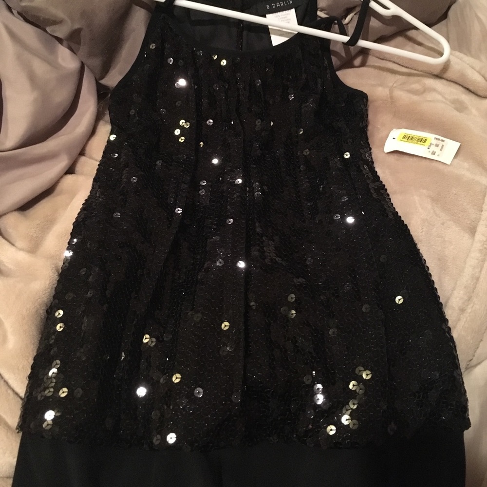 Black cocktail dress