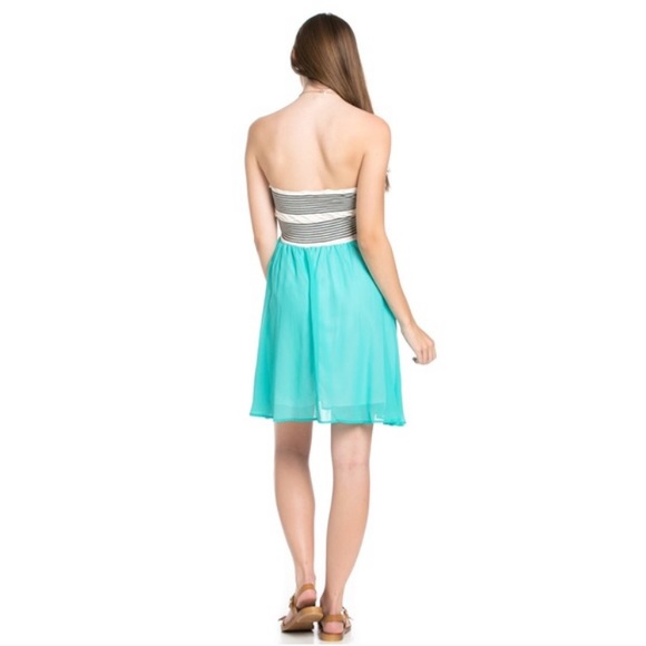 🌸BNWT Jade Chiffon Strapless Dress🌸 - Picture 4 of 6