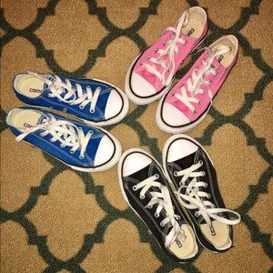 3 Pair of Kids Converse!
