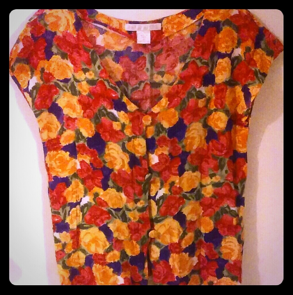 THE LIMITED Floral Blouse