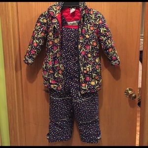 Hanna Andersson Girls Snowsuit size 100