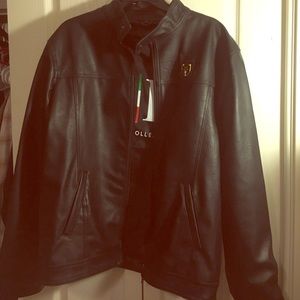 Ae emporio collezion leather jacket