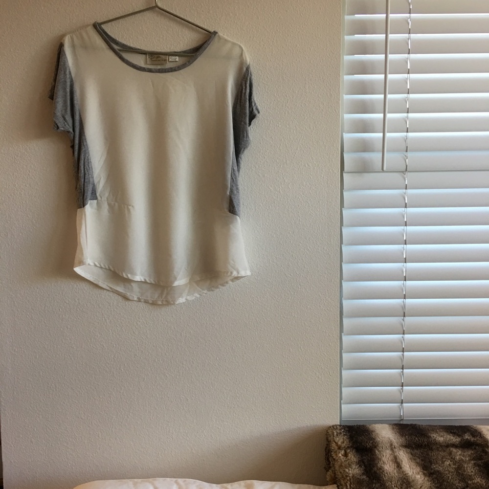 Sheer White Blouse