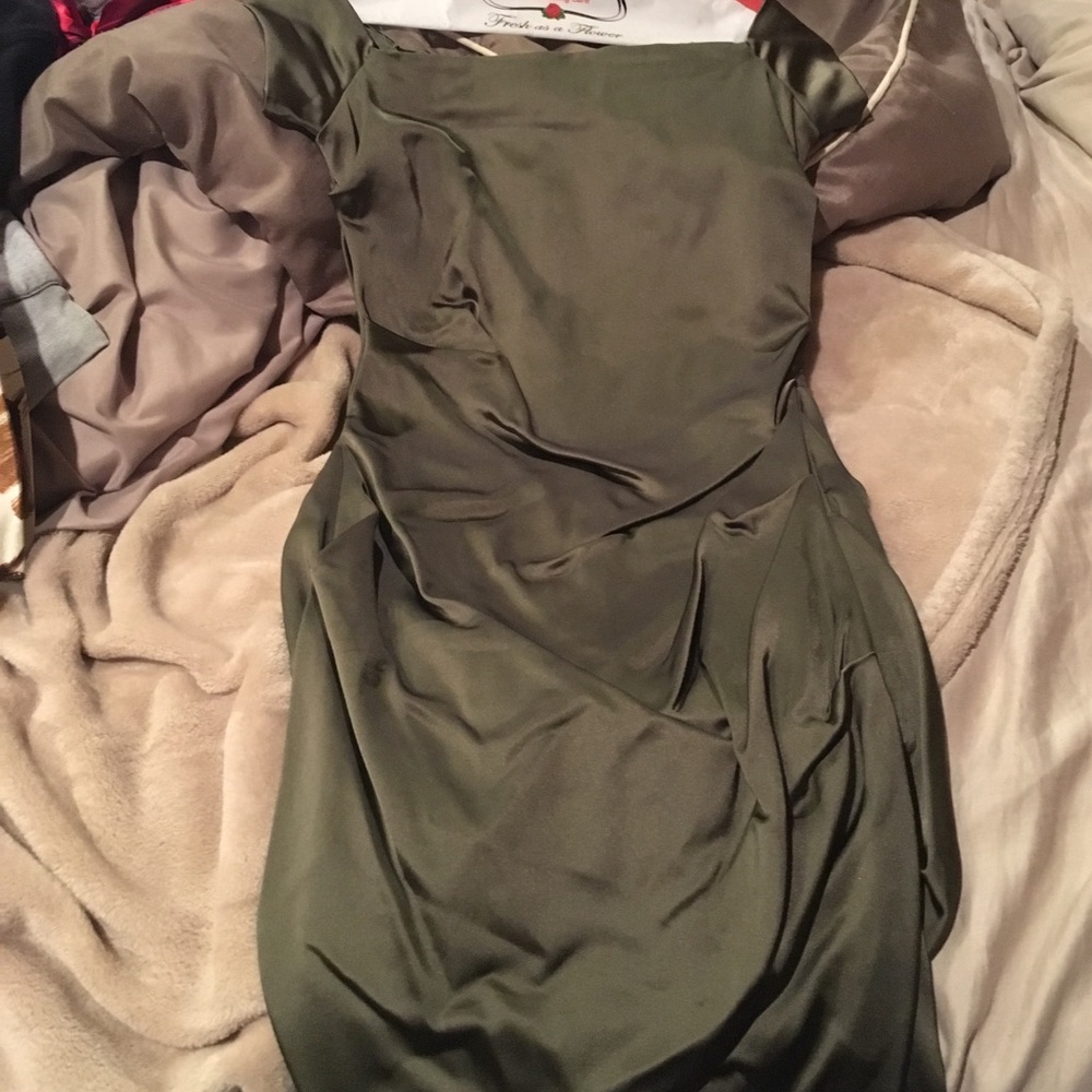 Hunter Green Cocktail Dress