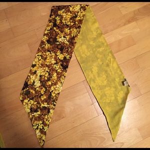 Burberry silk scarf.