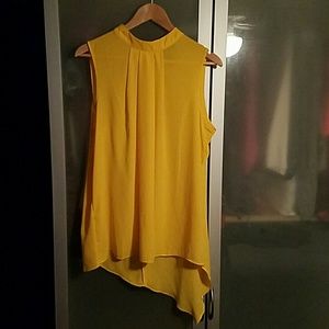 Asymmetric Mock Neck Top