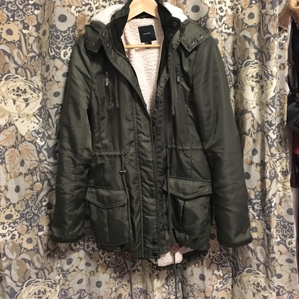 Green Utility Coat
