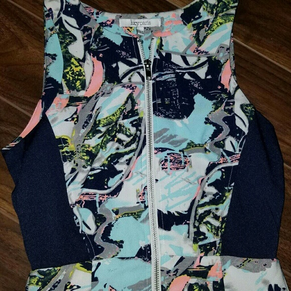 Lucy Paris Dresses & Skirts - Rare Lucy Paris Vintage-Inspired Front-Zip Dress