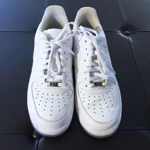 Nike Lunar Force 1's Men Size 9 White-Ice Blue