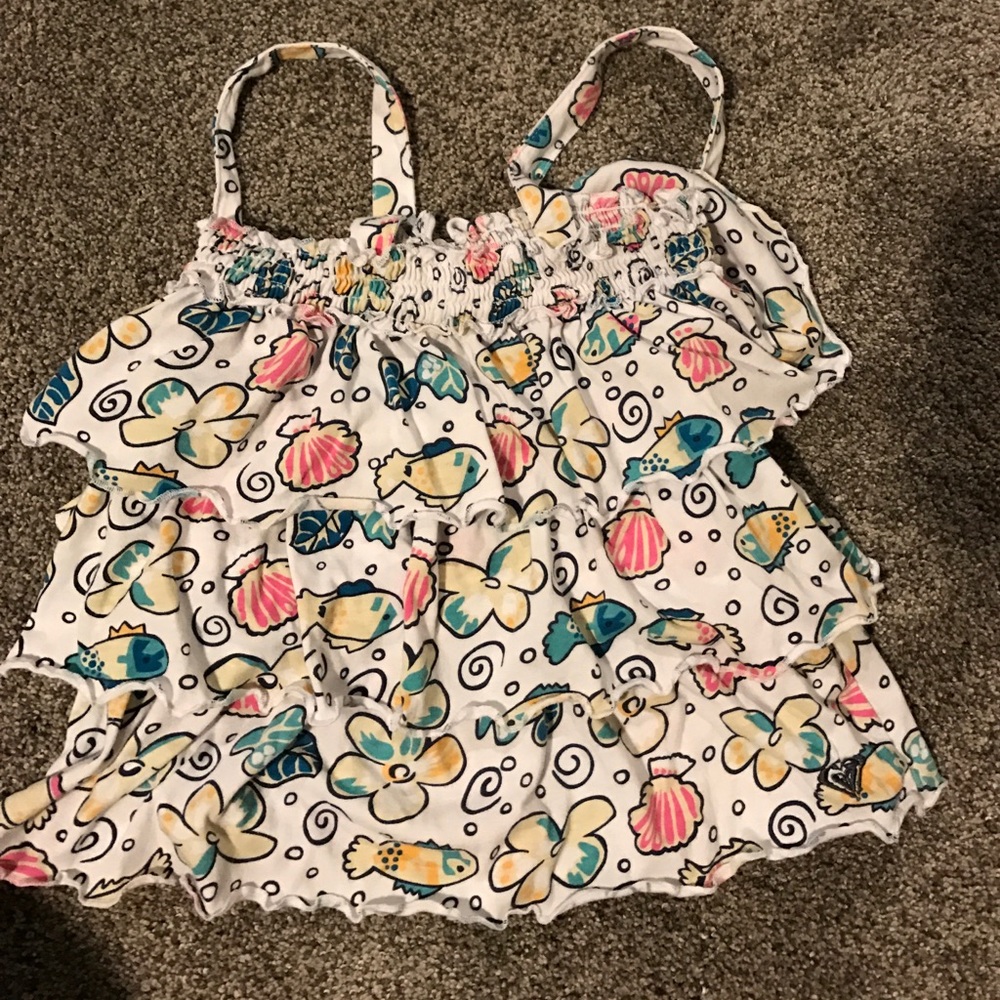 Roxy Teenie Wahine ruffled tank