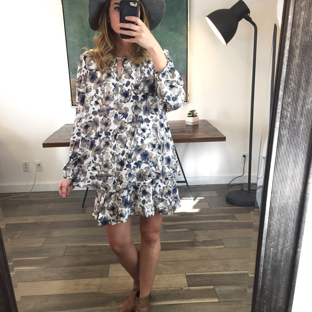 LIQUIDATION "Watercolors" Tiered Dress - Picture 3 of 6