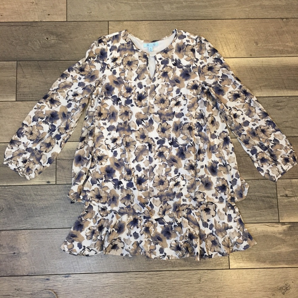 LIQUIDATION "Watercolors" Tiered Dress - Picture 5 of 6