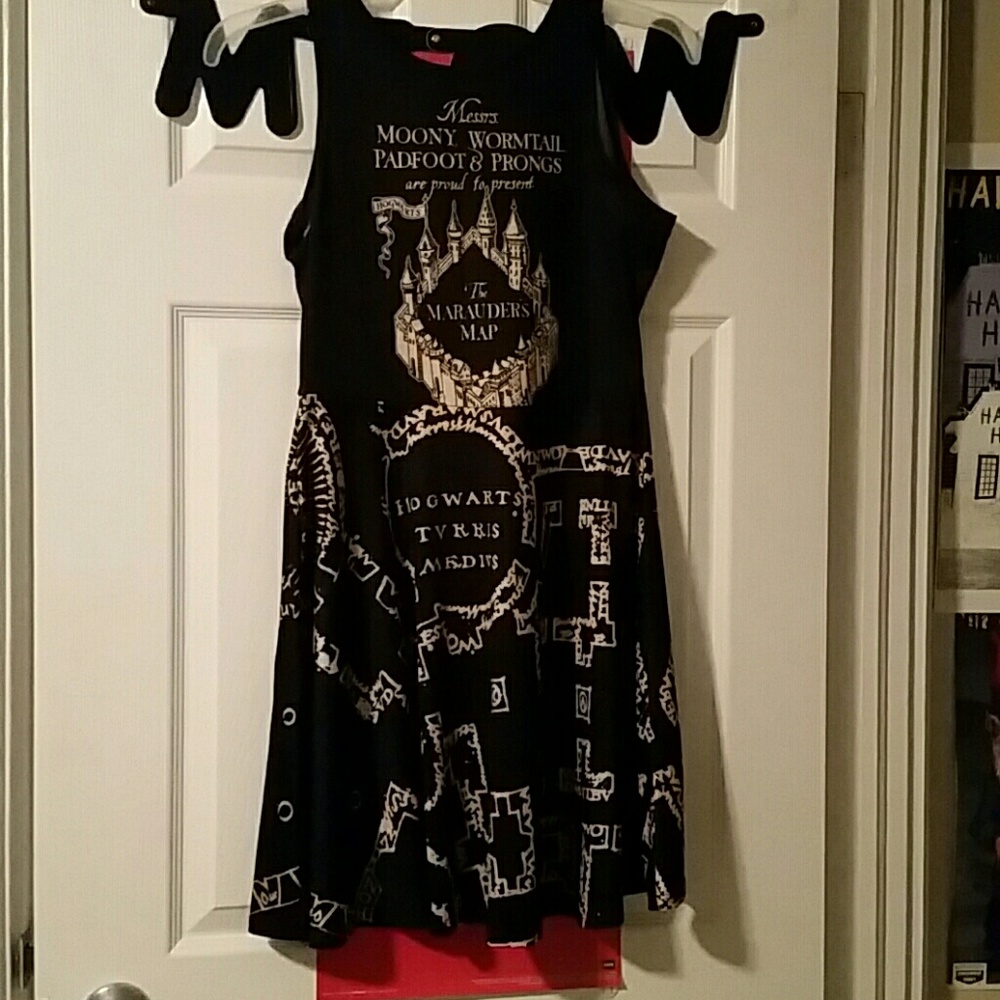 Harry Potter marauders map dress