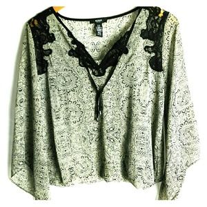 Alfani petite sheer blouse