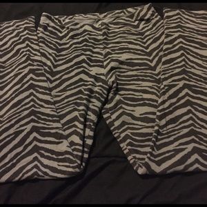 FADED GLORY Zebra Girls Legging