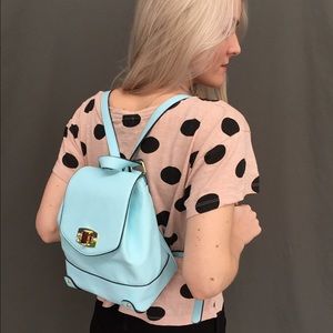Baby Blue Mini Backpack