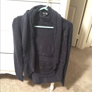 Navy cardigan from forever 21