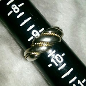 💍 Size 9+ Sterling .925 Twisted Cable Design